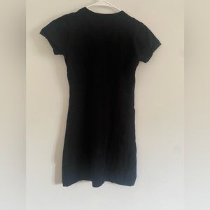 Brandy Melville short sleeve black body con mini dress